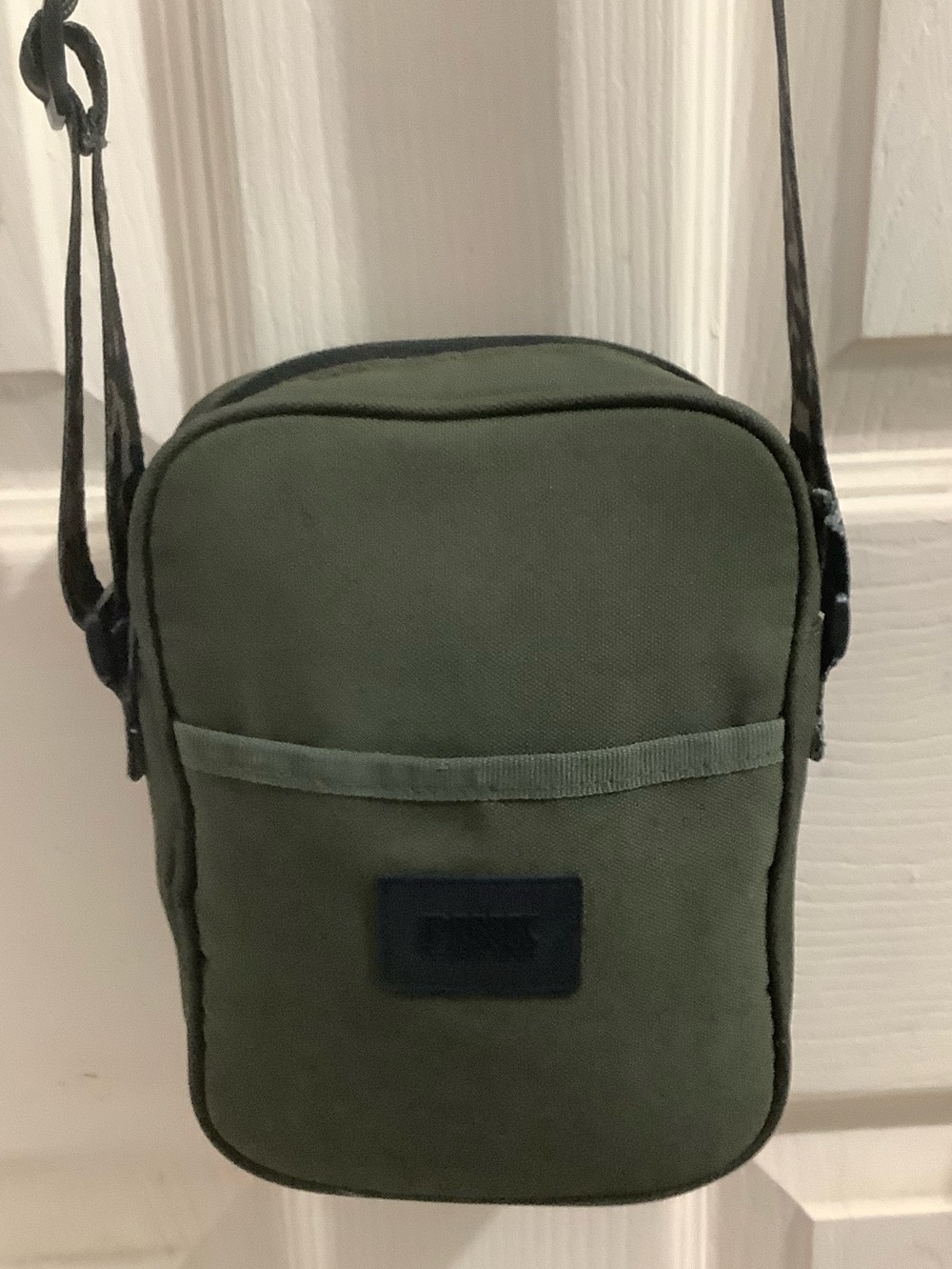 Victoria's Secret Olive Green Canvas Crossbody Belt Bag
